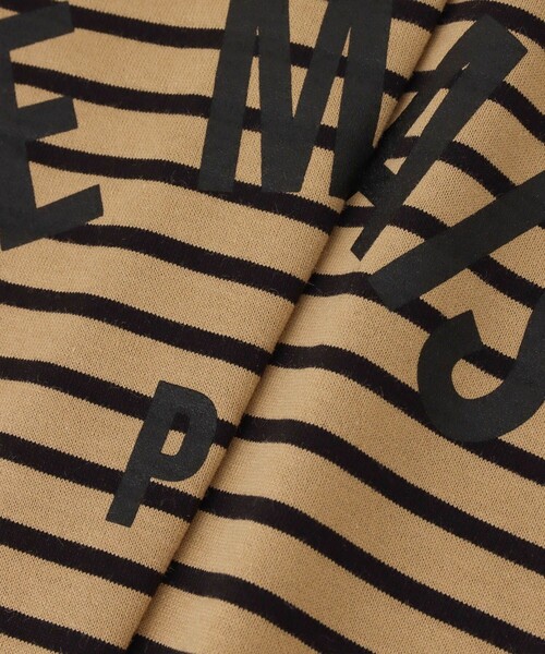 allureville(アルアバイル)の「カレッジライクロゴボーダーTシャツ(Tシャツ/カットソー・レディース・ブルー/ベージュ・2)」の15枚目の写真