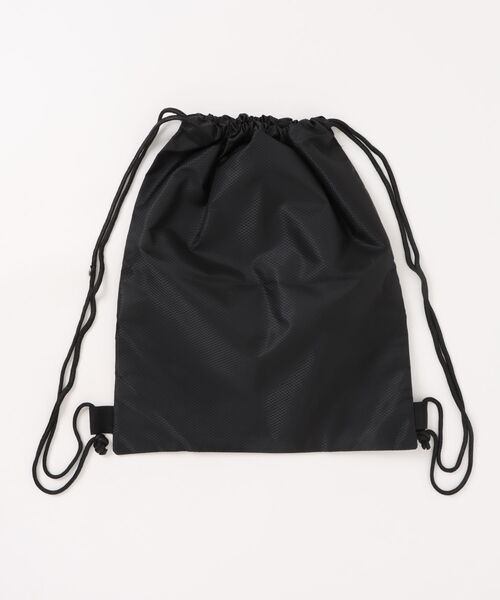 VIBGYOR(ヴィブジョー)の「FReePLACe/ユニセックス シンプル ナップサック X12878(バックパック/リュック・レディース・ブラック/ネイビー・FREE)」の4枚目の写真