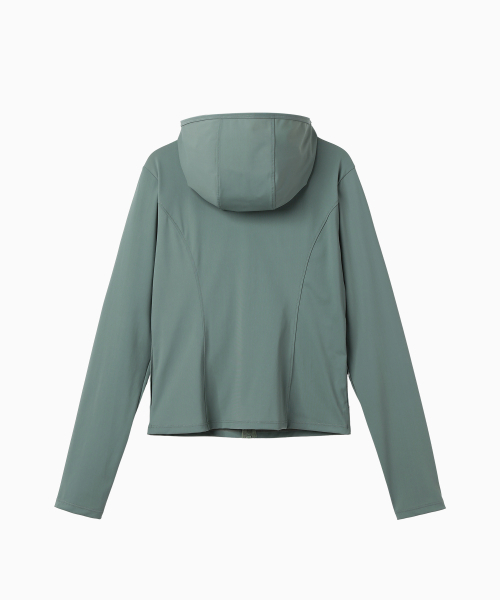 MENASOO（ミナス）の「Face Cover Zip Up Jersey_Mint（ナイロンジャケット・レディース・ミント・SMALL/MEDIUM/LARGE/X-LARGE）」の14枚目の写真