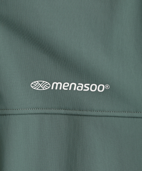 MENASOO（ミナス）の「Face Cover Zip Up Jersey_Mint（ナイロンジャケット・レディース・ミント・SMALL/MEDIUM/LARGE/X-LARGE）」の15枚目の写真