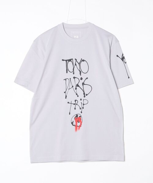 Y-3(ワイスリー)の「Y-3 CHITO CITY GRAPHIC SHORT SLEEVE TEE(Tシャツ/カットソー・メンズ・ライトグレー系・XX-SMALL/X-SMALL/SMALL/MEDIUM/LARGE/X-LARGE/XX-LARGE)」の5枚目の写真