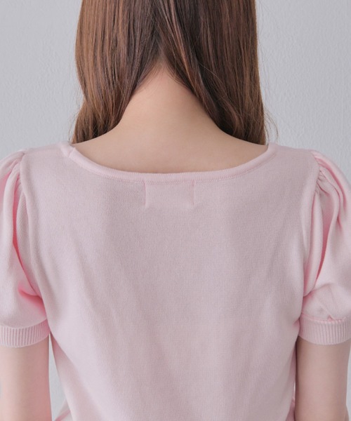 OLIVE des OLIVE(オリーブデオリーブ)の「【インフルエンサー企画】miko argyle knit tops(ニット/セーター・レディース・ブラック/ピンク・FREE)」の4枚目の写真
