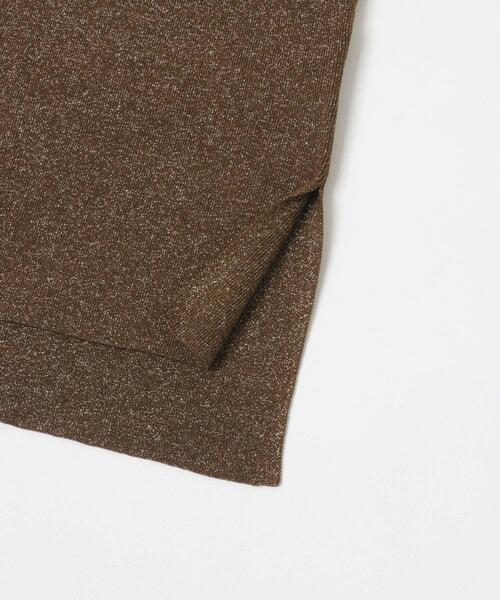 URBAN RESEARCH ROSSO WOMEN（アーバンリサーチ　ロッソ）の「接触冷感ハイネックラメプルオーバー（その他トップス・レディース・ブラウン/ライトベージュ・FREE）」の12枚目の写真