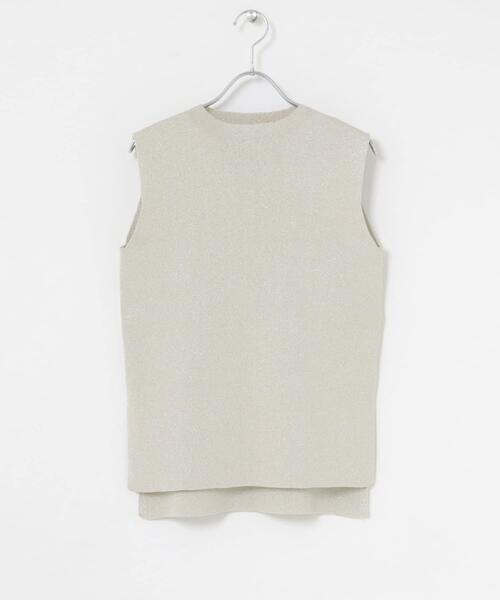 URBAN RESEARCH ROSSO WOMEN（アーバンリサーチ　ロッソ）の「接触冷感ハイネックラメプルオーバー（その他トップス・レディース・ブラウン/ライトベージュ・FREE）」の20枚目の写真