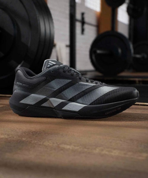 adidas(アディダス)の「アディゼロ ドロップセット プロ トレーニング / Adizero Dropset Pro Training / アディダス adidas(スニーカー・レディース・ブラック・22.0cm/22.5cm/23.0cm/23.5cm/24.0cm/24.5cm/25.0cm/25.5cm/26.0cm)」の9枚目の写真