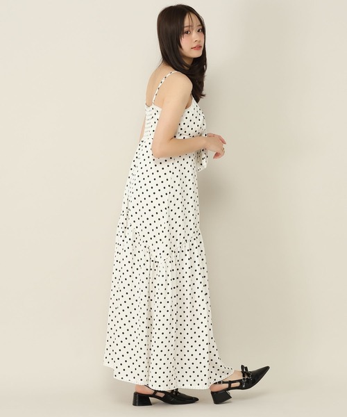 Heather(ヘザー)の「BIGリボンフレアキャミワンピース 1057783(ワンピース・レディース・ブラウン系その他/ブルー系その他/ホワイト系その他・FREE)」の22枚目の写真