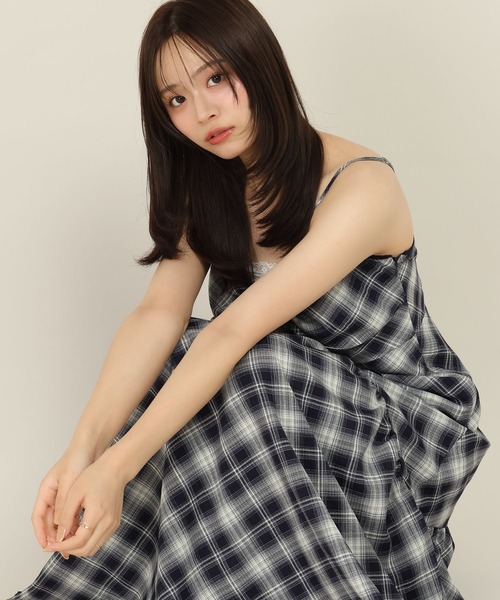 Heather(ヘザー)の「BIGリボンフレアキャミワンピース 1057783(ワンピース・レディース・ブラウン系その他/ブルー系その他/ホワイト系その他・FREE)」の20枚目の写真