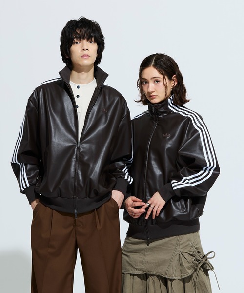 adidas（アディダス）の「プレザー3Sトラックトップ / ジャージ / アディダスオリジナルス adidas Originals（ジャージ・メンズ・ブラウン・MEDIUM/SMALL/X-LARGE/X-SMALL/XX-LARGE/XX-SMALL/3XL/LARGE）」の3枚目の写真