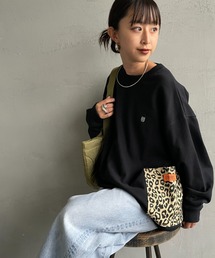 UNIVERSAL OVERALL（ユニバーサルオーバーオール）の「[UNIVERSAL OVERALL ユニバーサルオーバーオール] 別注 レオパードポケット カバーオールスウェット（スウェット）」