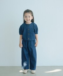green label relaxing（グリーンレーベルリラクシング）の「デニム ロングパンツ / キッズ 100cm-160cm（デニムパンツ）」