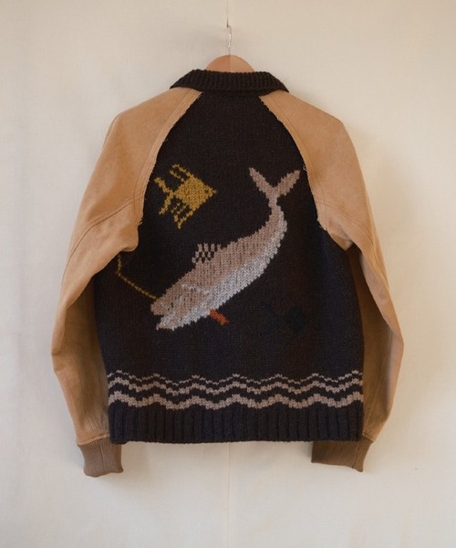 KHOKI(コッキ)の「【KHOKI/コッキ】26fw-k-01 Combination cowichan sweater(ニット/セーター・メンズ・ブラウン・2)」の3枚目の写真