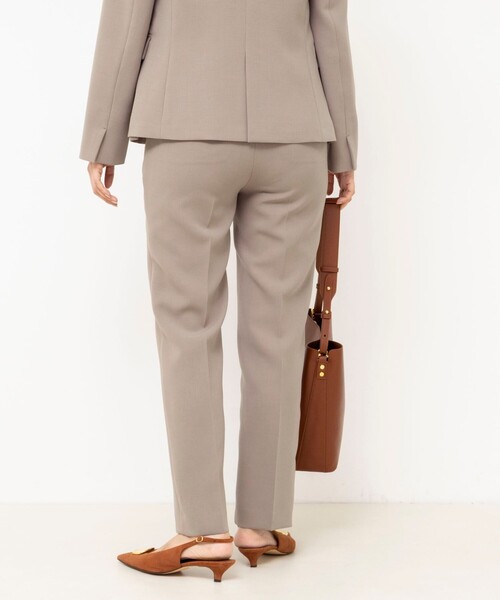 NOLLEY’S Sophi（ノーリーズソフィ）の「《セットアップ対応》ウォッシャブルダブルクロステーパードパンツ（その他パンツ・レディース・カーキ/ネイビー・38/40/36）」の7枚目の写真
