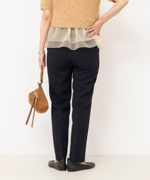 NOLLEY’S Sophi（ノーリーズソフィ）の「《セットアップ対応》ウォッシャブルダブルクロステーパードパンツ（その他パンツ・レディース・カーキ/ネイビー・38/40/36）」の15枚目の写真