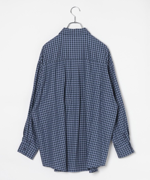 LEPSIM(レプシィム)の「アソートチェックシャツチュニック 1054544(シャツ/ブラウス・レディース・ブルー/ブラウン/ブラック/ホワイト×ブラック・FREE)」の13枚目の写真