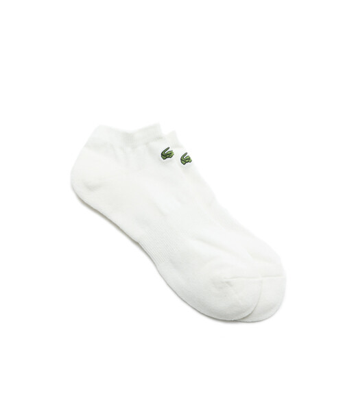 LACOSTE（ラコステ）の「足底パイル ロゴ スニーカー丈ソックス（ソックス/靴下・メンズ・ホワイト/グレー/ブラック/ネイビー・27.0cm）」の2枚目の写真