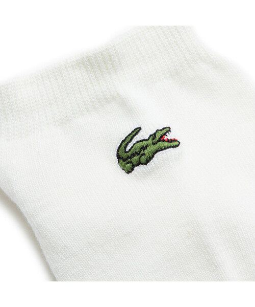 LACOSTE（ラコステ）の「足底パイル ロゴ スニーカー丈ソックス（ソックス/靴下・メンズ・ホワイト/グレー/ブラック/ネイビー・27.0cm）」の5枚目の写真