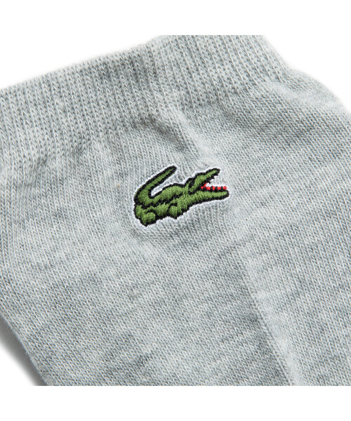 LACOSTE（ラコステ）の「足底パイル ロゴ スニーカー丈ソックス（ソックス/靴下・メンズ・ホワイト/グレー/ブラック/ネイビー・27.0cm）」の9枚目の写真