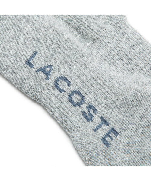 LACOSTE（ラコステ）の「足底パイル ロゴ スニーカー丈ソックス（ソックス/靴下・メンズ・ホワイト/グレー/ブラック/ネイビー・27.0cm）」の10枚目の写真