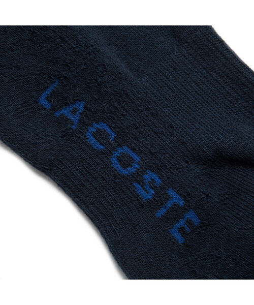 LACOSTE（ラコステ）の「足底パイル ロゴ スニーカー丈ソックス（ソックス/靴下・メンズ・ホワイト/グレー/ブラック/ネイビー・27.0cm）」の12枚目の写真