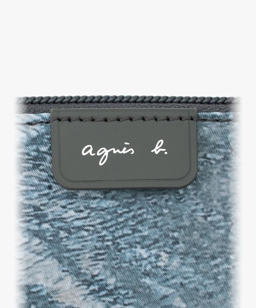 agnes b.（アニエスベー）の「フォトプリント ナイロン ポーチ "My bag" RAT01R-04（ポーチ・レディース・グリーン・FREE）」の5枚目の写真