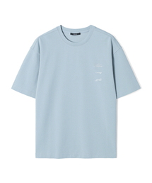 男性マルチアートワークベーシック半袖Tシャツ (ミント) (HC4ST04)