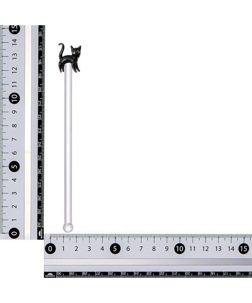 Francfranc(フランフラン)の「ガラス マドラー ねこ(グラス/マグカップ/タンブラー・レディース・マルチ・FREE)」の4枚目の写真