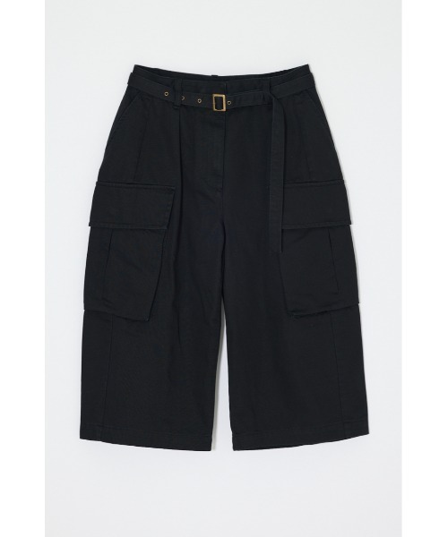 MOUSSY(マウジー)の「BACKSATIN CROPPED カーゴパンツ(カーゴパンツ・レディース・ライトブラック/カーキ・2/1)」の4枚目の写真
