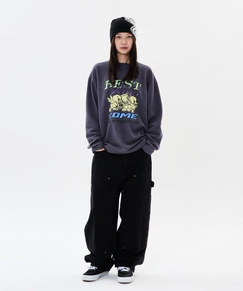 WKNDRS（ウィーキャンドース）の「DUCK LS Tシャツ (チャコール)（Tシャツ/カットソー・レディース・その他・SMALL/MEDIUM/LARGE/X-LARGE）」の7枚目の写真