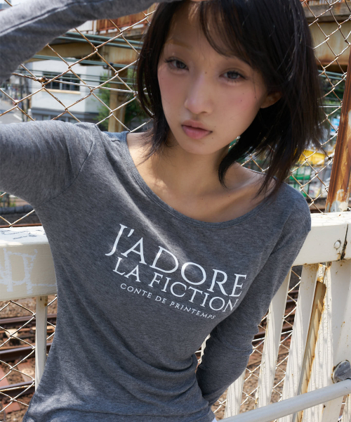 LARTIGENT(ラーティゼン)の「L8 JADORE SLIM T-SHIRT(GRAY)(Tシャツ/カットソー・レディース・その他・FREE)」の1枚目の写真