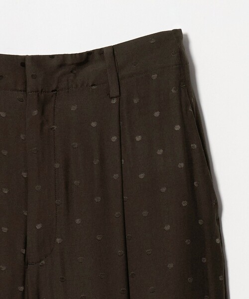 BEAUTY&YOUTH UNITED ARROWS(ビューティーアンドユースユナイテッドアローズ)の「レーヨン ドットジャガード タック バックゴムパンツ/ダークブラウン(その他パンツ・レディース・ダークブラウン・XS/M/S)」の10枚目の写真