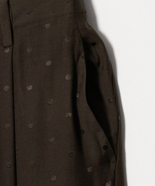 BEAUTY&YOUTH UNITED ARROWS(ビューティーアンドユースユナイテッドアローズ)の「レーヨン ドットジャガード タック バックゴムパンツ/ダークブラウン(その他パンツ・レディース・ダークブラウン・XS/M/S)」の11枚目の写真
