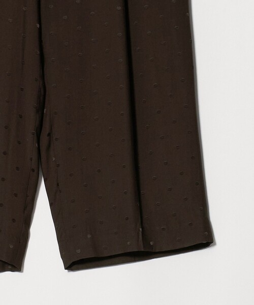 BEAUTY&YOUTH UNITED ARROWS(ビューティーアンドユースユナイテッドアローズ)の「レーヨン ドットジャガード タック バックゴムパンツ/ダークブラウン(その他パンツ・レディース・ダークブラウン・XS/M/S)」の15枚目の写真