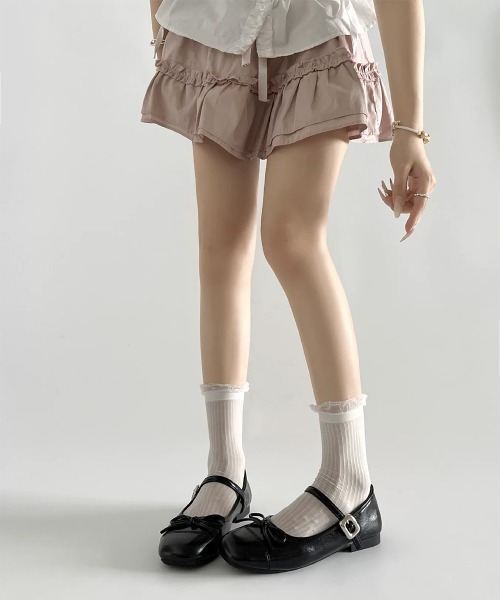 Miniministore(ミニミニストア)の「ストラップパンプス リボン レディース(パンプス・レディース・シルバー/ブラック・25.0cm/24.0cm/23.0cm/24.5cm/23.5cm/22.5cm)」の5枚目の写真