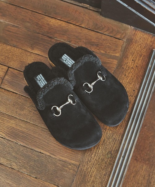 niko and...(ニコアンド)の「ボア切り替えビットサボ(スリッポン・メンズ・ブラウン/ベージュ/ブラック・MEDIUM/LARGE)」の7枚目の写真