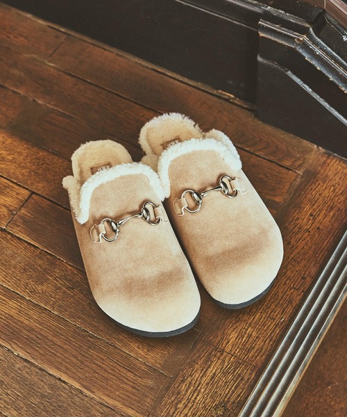niko and...(ニコアンド)の「ボア切り替えビットサボ(スリッポン・メンズ・ブラウン/ベージュ/ブラック・MEDIUM/LARGE)」の9枚目の写真
