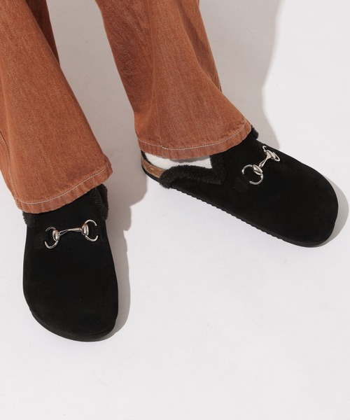 niko and...(ニコアンド)の「ボア切り替えビットサボ(スリッポン・メンズ・ブラウン/ベージュ/ブラック・MEDIUM/LARGE)」の13枚目の写真