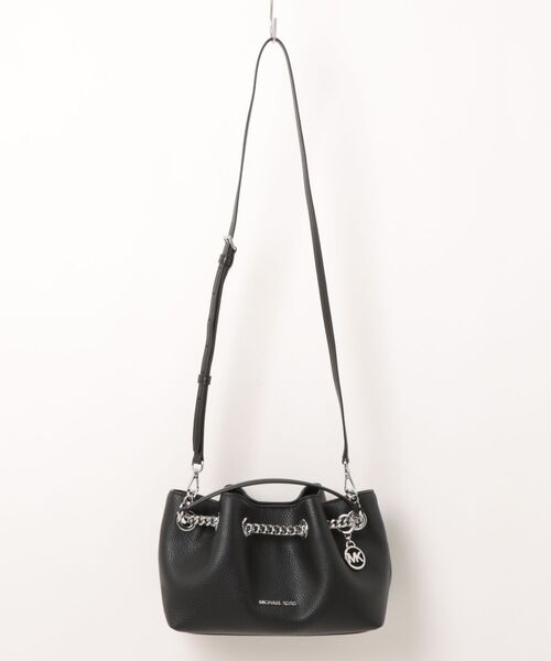 MICHAEL KORS(マイケルコース)の「MINA SM CHAIN POUCHETTE XBODY(ショルダーバッグ・レディース・ブラック・FREE)」の1枚目の写真
