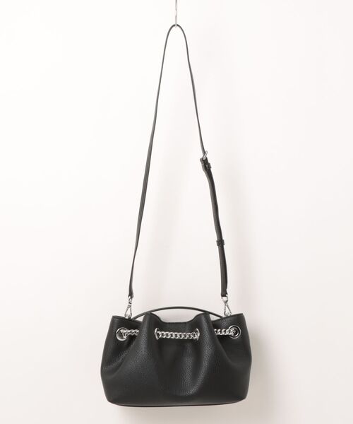 MICHAEL KORS(マイケルコース)の「MINA SM CHAIN POUCHETTE XBODY(ショルダーバッグ・レディース・ブラック・FREE)」の2枚目の写真