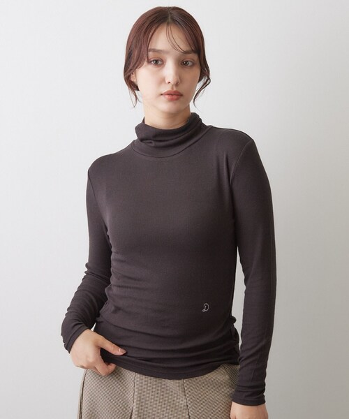 DRESSTERIOR(ドレステリア)の「ホカウル タートルネック(Tシャツ/カットソー・レディース・オフホワイト/ダークグレー/ブラック・36/38)」の2枚目の写真