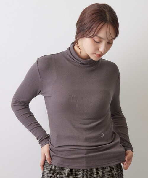 DRESSTERIOR(ドレステリア)の「ホカウル タートルネック(Tシャツ/カットソー・レディース・オフホワイト/ダークグレー/ブラック・36/38)」の18枚目の写真