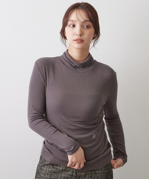 DRESSTERIOR(ドレステリア)の「ホカウル タートルネック(Tシャツ/カットソー・レディース・オフホワイト/ダークグレー/ブラック・36/38)」の19枚目の写真