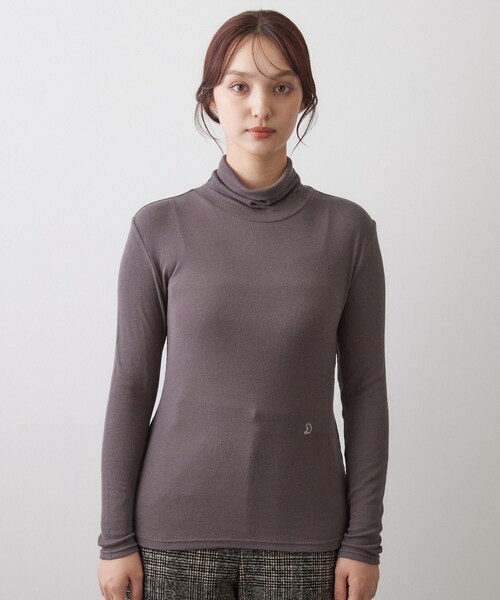 DRESSTERIOR(ドレステリア)の「ホカウル タートルネック(Tシャツ/カットソー・レディース・オフホワイト/ダークグレー/ブラック・36/38)」の14枚目の写真