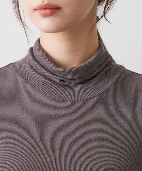 DRESSTERIOR(ドレステリア)の「ホカウル タートルネック(Tシャツ/カットソー・レディース・オフホワイト/ダークグレー/ブラック・36/38)」の8枚目の写真