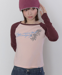 シアーホットフィックスラグラントップ [ピンク]