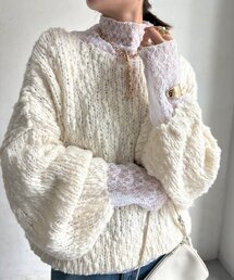 DouDou | シアーレースタートル(Tシャツ/カットソー)