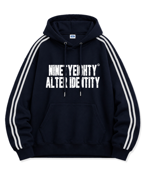 NTET(エンティーイーティー)の「オルターアイデンティティ トラックフーディ (3color)(パーカー・メンズ・ネイビー/ブラック・X-LARGE/LARGE/MEDIUM/SMALL)」の4枚目の写真