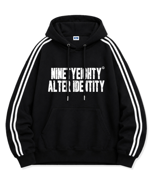 NTET(エンティーイーティー)の「オルターアイデンティティ トラックフーディ (3color)(パーカー・メンズ・ネイビー/ブラック・X-LARGE/LARGE/MEDIUM/SMALL)」の3枚目の写真