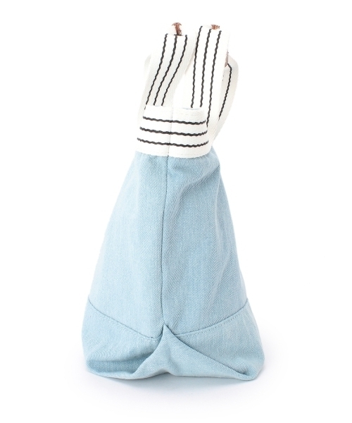 HusHusH(ハッシュアッシュ)の「ロゴランチトートバッグ(トートバッグ・レディース・ブルー/ブルー系1/ホワイト/グリーン・00)」の5枚目の写真