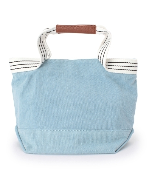 HusHusH(ハッシュアッシュ)の「ロゴランチトートバッグ(トートバッグ・レディース・ブルー/ブルー系1/ホワイト/グリーン・00)」の6枚目の写真