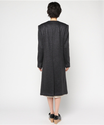 jonnlynx ノーカラージャケット 黒 SETUP7（セットアップセブン） ジャケット ノーカラージャケット